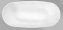 Ванна из искусственного камня «Whitecross» Onyx X 160/75 с сифоном белая матовая, картинка №2