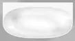 Ванна из искусственного камня «Whitecross» Pearl A 155/80 белая глянцевая, картинка №2