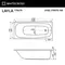 Гидромассажная ванна акриловая «Whitecross» Layla 170/75 Nano с каркасом с сифоном белая/хром, фотография №3
