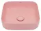 Раковина «AQUAme» AQM5011MP 39/39 фарфоровая розовая матовая, фото №1