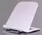 Сиденье для унитаза «AQUAme» AQM1204 ультратонкое дюропласт с микролифтом белое, фото №1