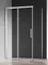 Душевая дверь «AQUAme» AQM4803-10 100/195 прозрачная/хром универсальная, фото №1