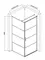 Душевой угол-ограждение «AQUAme» AQM5215-RH-9 90/90 квадратный прозрачный/чёрный матовый без поддона правый, фотография №3