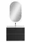 Тумба с раковиной «Art&Max» Elegant 80 с LED подсветкой ручек (81/46) подвесная серый матовый, фото №1