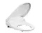 Сиденье для унитаза с биде «Krooch» DIB-C570R elongated округлая с микролифтом белое, фото №1