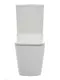 Унитаз компакт безободковый «AQUAme» AQM1003-1101 белый с сиденьем ультратонкое дюропласт с микролифтом белое, фотография №3