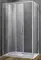 Душевой угол-ограждение «Vincea» Soft VSR-3SO1016CL 160/100 прозрачный/хром прямоугольный без поддона универсальный, фото №1