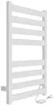 Электрический полотенцесушитель «Indigo» Oktava Slim 5 LСLOKS5E80-40WMRt 43/80 белый матовый универсальный, фото №1