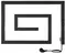 Электрический полотенцесушитель «Indigo» Lira DGL40-60BRRt 60/40 чёрный муар правый, картинка №2