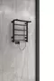 Электрический полотенцесушитель «Indigo» Forma LEF60-50BRRt 53/60 чёрный муар с полкой универсальный, изображение №4