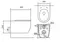 Подвесной унитаз безободковый «Акватек» Европа AQ1106-00 белый с сиденьем дюропласт с микролифтом белое, картинка №2