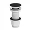 Донный клапан для раковины «Damixa» Option 210600300 с механизмом Клик-Клак черный матовый, фото №1