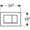 Кнопка смыва «Geberit» Delta 30 115.137.21.1 хром, картинка №2