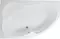 Ванна акриловая «Aquanet» Capri 160/100 с экраном с каркасом без сифона с ручками белая левая, картинка №2