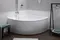 Ванна акриловая «Aquanet» Santiago 160/160 с экраном с каркасом без сифона белая, картинка №2