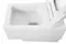 Комплект инсталляция с унитазом, крышкой и кнопкой смыва «Cezares» Cadro CZR-4823-CHR/CZR4823SC/BB002-80/BB010-MR-CHROME белый, картинка №6