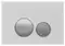 Кнопка смыва пневматическая «Allen Brau» Priority 9.20005.20 стекло белый/хром, фото №1