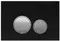 Кнопка смыва пневматическая «Allen Brau» Priority 9.20005.31 стекло черный/хром, фото №1