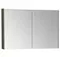 Зеркальный шкаф «Vitra» Core 100/70 с подсветкой антрацит глянцевый, фото №1