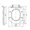 Сиденье для унитаза «Art&Max» Verona AM012SC дюропласт с микролифтом белое, картинка №6