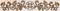 Настенный бордюр «Belleza» Калинка 40x7,5 СК000010768 коричневый, фото №1