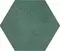 Настенная плитка «Domino» Burano Hex Matt. 12,5x11 5903238028158 green, фото №1