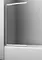 Шторка на ванну стеклянная «WasserKRAFT» Main 41S02-100WS Fixed 100/140 WasserSchutz прозрачная/хром универсальная, фото №1