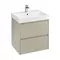 Мебель для ванной подвесная «Roca» Ona 60 бежево-серый матовый, изображение №4