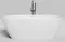 Ванна из литьевого мрамора «Salini» Sofia 170/80 донный клапан Up&Down с сифоном белая глянцевая, фото №1
