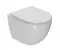 Подвесной унитаз безободковый «Point» Афина PN41041 белая с сиденьем дюропласт с микролифтом белое, фото №1