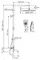 Душевая система «WasserKRAFT» A188.116.101.087.CH с термостатом хром, фотография №3