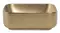 Раковина «Abber» Rechteck 38/38 фарфоровая золото матовое, картинка №2