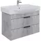 Мебель для ванной подвесная «Onika» Девис 80.13 бетон чикаго, картинка №2