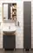 Мебель для ванной «Onika» Милтон 60 серая/дуб сонома, фото №1