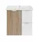 Мебель для ванной подвесная «ASB-Woodline» Лавре 60 белая/дуб Бардолино, изображение №4