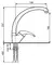 Смеситель для кухонной мойки «Ulgran» U-007-344 ультра-чёрный, картинка №2