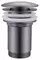 Донный клапан для раковины «Abber» AF0010NG с механизмом Клик-Клак никель, фото №1