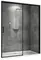Душевая дверь «Abber» Komfort AG93150B 150/200 прозрачная/чёрная, фото №1