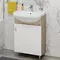 Мебель для ванной «Onika» Эко 52.10 белая/дуб сонома, фото №5