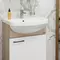 Мебель для ванной «Onika» Эко 52.10 белая/дуб сонома Black, картинка №6