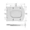 Сиденье для унитаза «Art&Max» AM215SC дюропласт с микролифтом белое, фотография №3