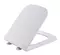 Сиденье для унитаза «Art&Max» AM215SC дюропласт с микролифтом белое, фото №1