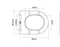 Сиденье для унитаза «Art&Max» AM218SC ультратонкое дюропласт с микролифтом белое, фотография №3