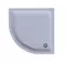 Душевой поддон «Акватек» DPA-0000004 90/90 средний акриловый четверть круга белый без сифона, картинка №2