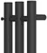 Электрический полотенцесушитель «Point» Деметра PN12822B П3 12/120 чёрный правый, изображение №4