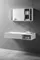 Зеркало с шкафчиком «Abber» Stein AS6639 белый правое, картинка №2