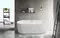Ванна акриловая «Esbano» Tortuga 170/80 с ножками с сифоном белая, картинка №2