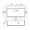 Мойка для кухни «Omoikiri» Kitagawa 79-LB-WH 4993997 79/51 Artceramic белая, картинка №2