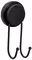 Двойной крючок «Fixsen» Magic Black FX-45005A на стену чёрный, фото №1
