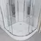Душевая кабина «Niagara» NG-701-01 90/90 низкий поддон прозрачная с рисунком/зеркальная с гидромассажем с электрикой, изображение №4